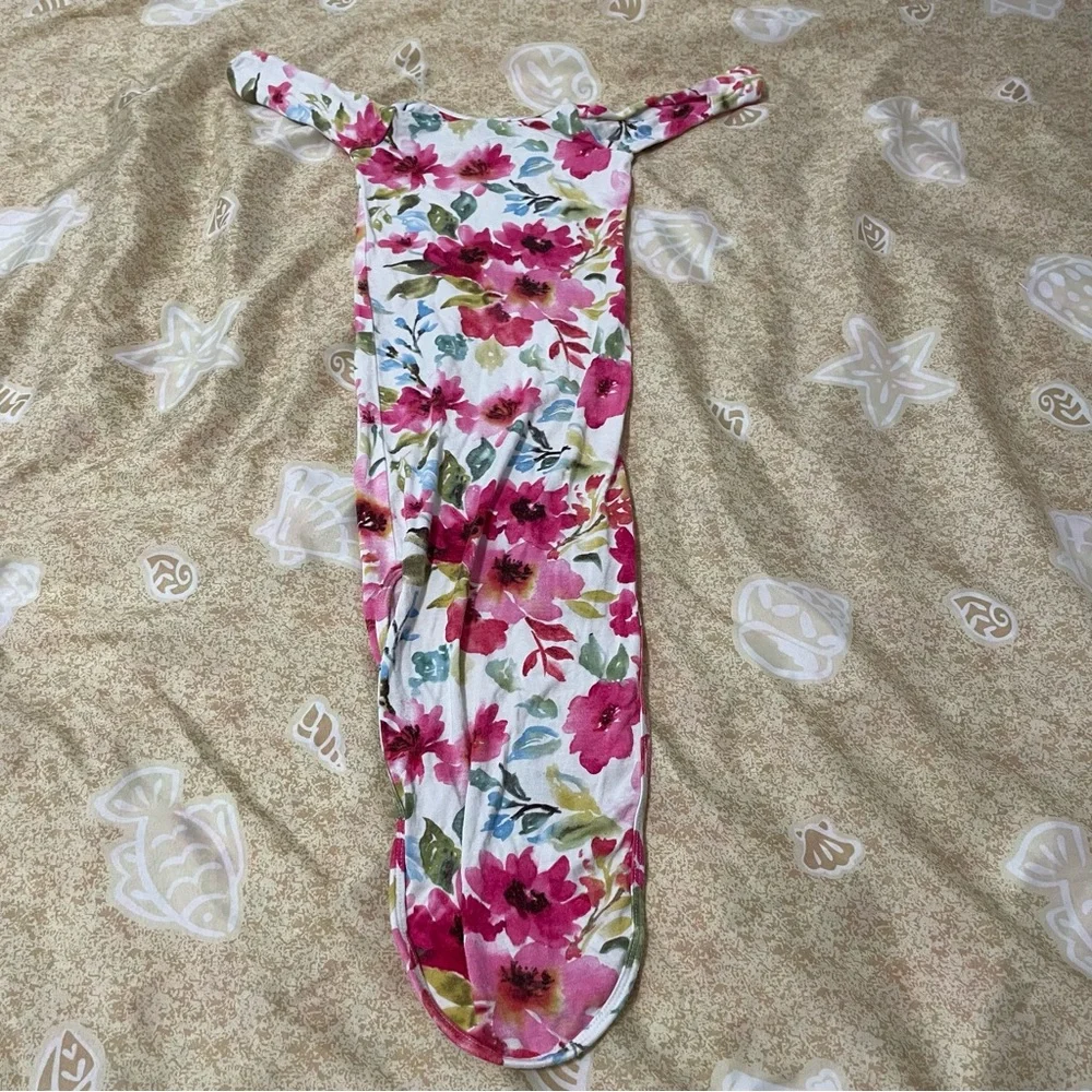Milkmaid Goods Baby Girls’ Knotted Gown Floral Size Newborn